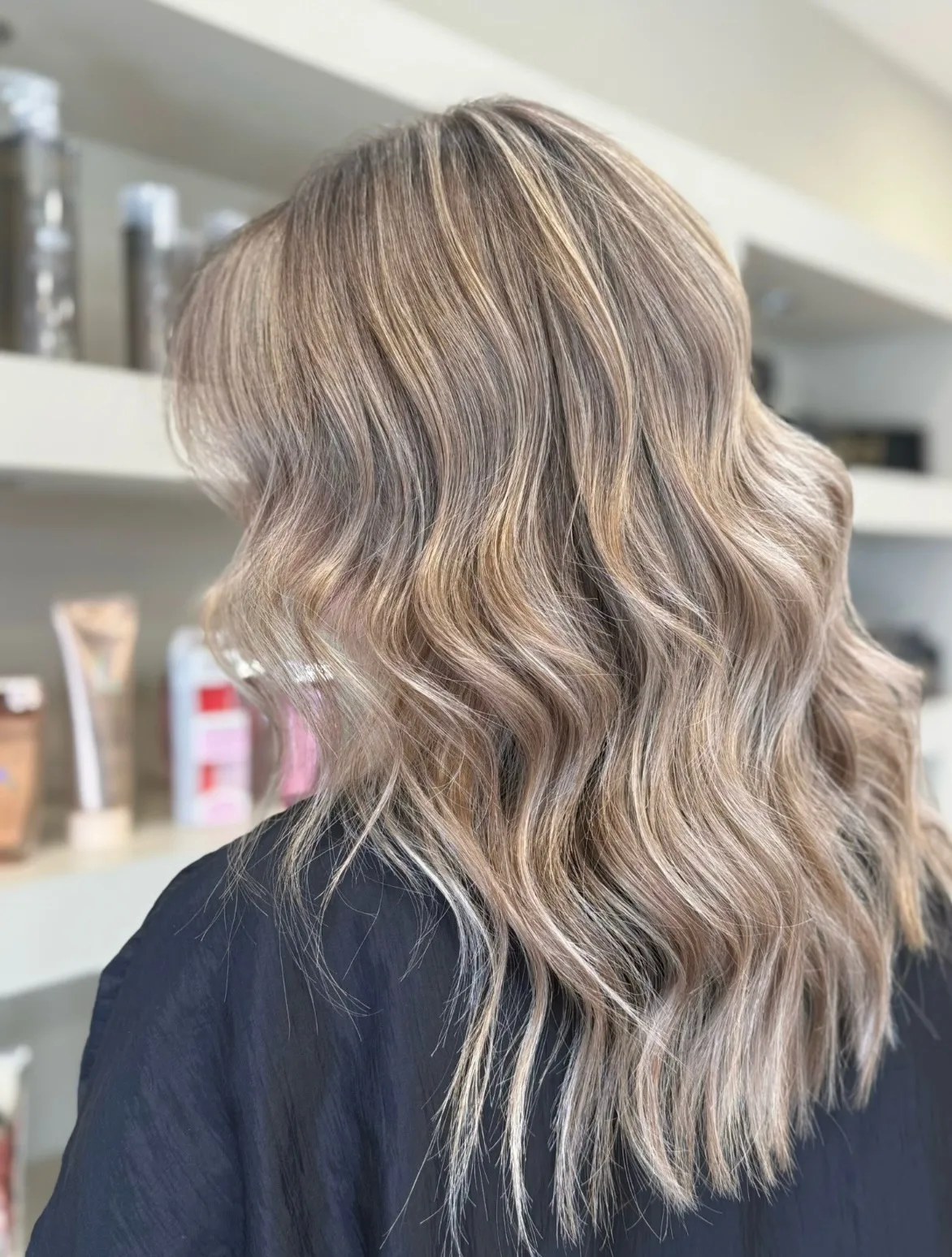 Après : couleur et balayage réalisés au salon Laurent G.